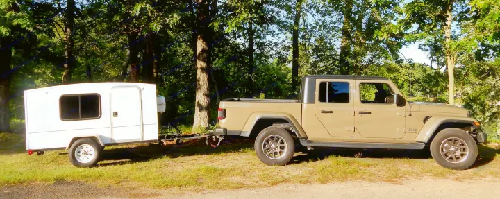 Easy tow with any vehicle.. Runaway Campers Runaway 2014