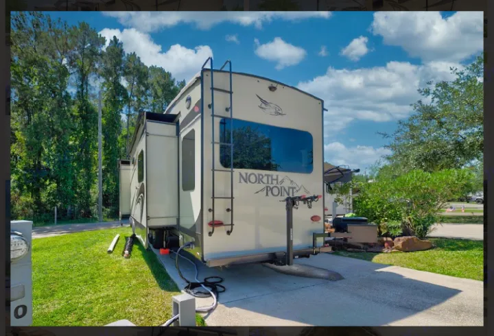 Bike rack. Jayco North Point 2018