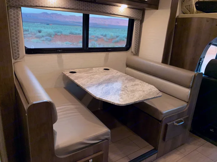 Dining table. Jayco Melbourne 2019