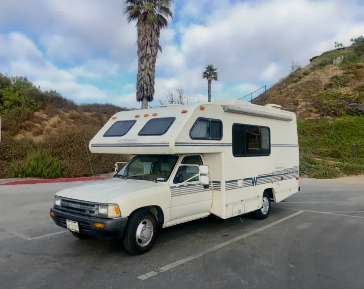 in all her glory.... Winnebago Warrior 1989