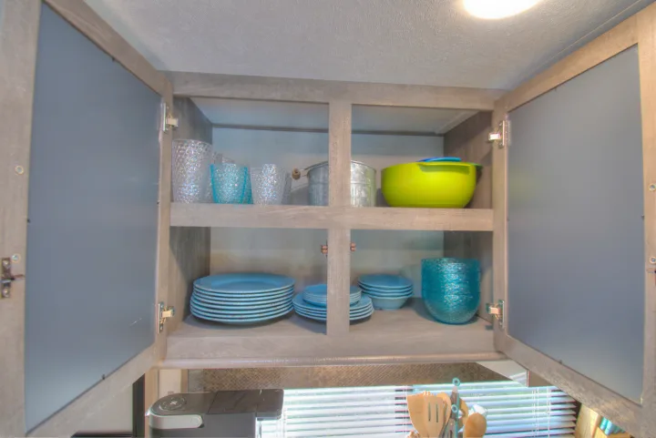 Dishes and utensils included. Forest River Vibe 2020