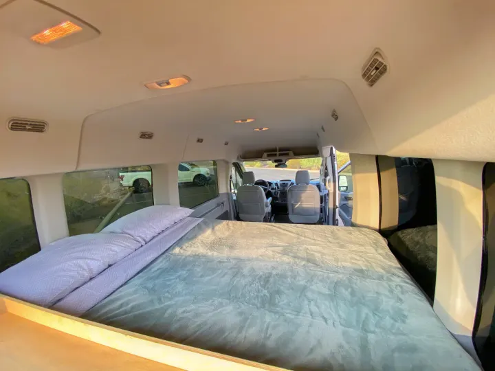 Linens are included with every rental.. Ford Transit Camper Van 2017