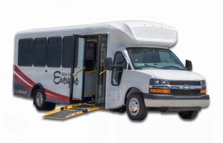 The ONLY 100% Accessible, custom, Inclusive Off-grid Solar Easy-to-Drive RV Available to Rent!. Chevrolet Express G4500 Broadened Horizons / Arboc 2021