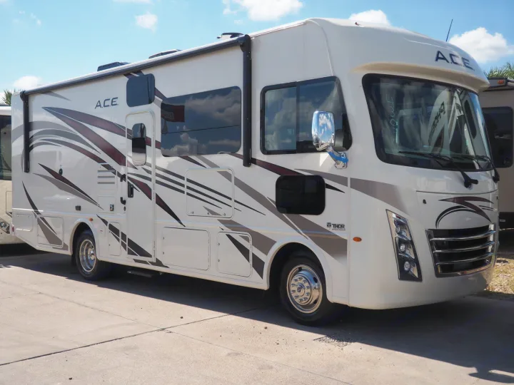 Experience freedom with this modern white Thor A.C.E. motorhome, ideal for your next rv rental and road trip vacation.. Other A.C.E 2020