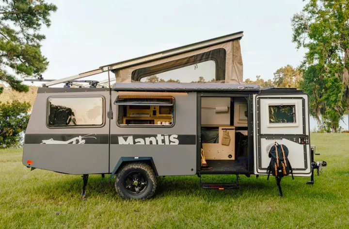 The Mantis has plenty of space for 2 adults and 2 kids - plus all the gear you need for your adventure (TAXA stock photo). TAXA TAXA Trailer 2019
