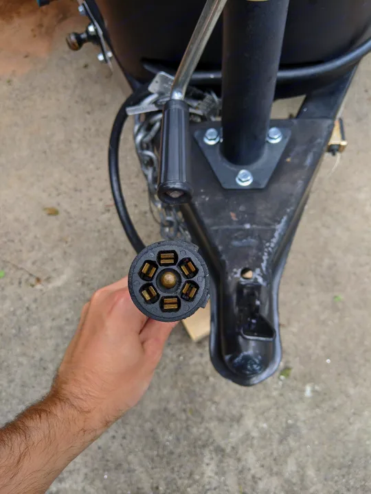 You need a 7 PIN connector for this trailer's brakes and lights! Message me with questions.. Forest River No Boundaries 16.8 2019