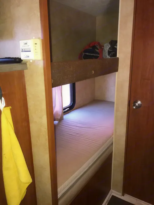 Small Child with her own light and outlet. . Jayco Camper Trailer- Swift 2012