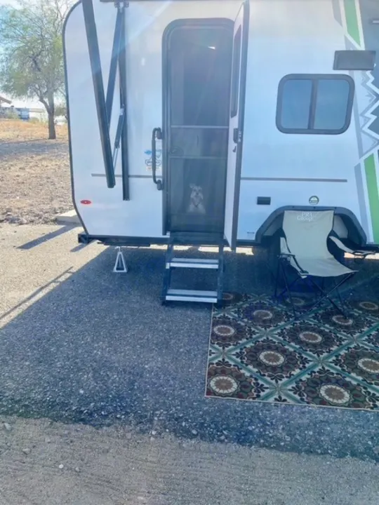 We are pet friendly & we offer delivery. This picture is when we set up at Pleasant Lake. You will have the perfect little set up. Get out and enjoy.. Forest River Other 2019