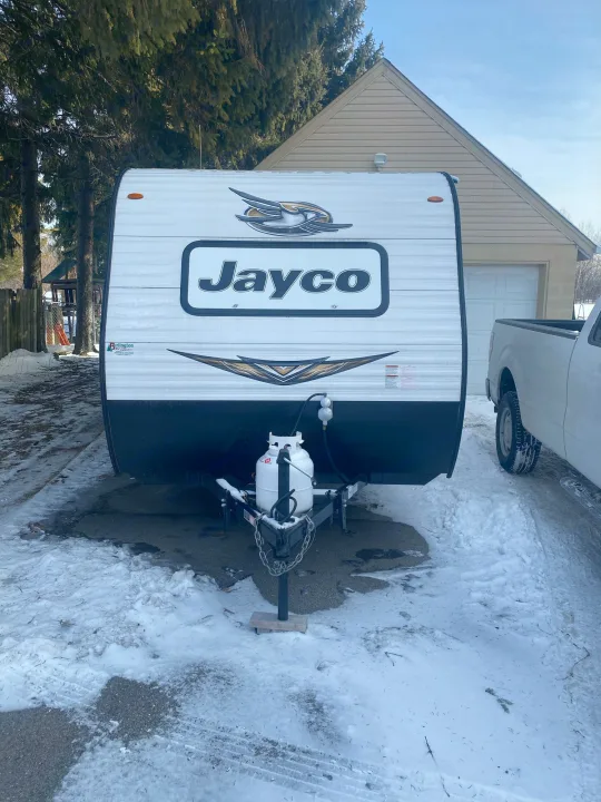 front of camper. Jayco Jay Flight 2019