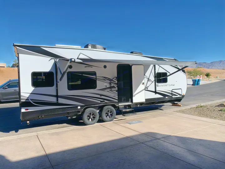 Brand New 2021 Sandstorm Toy Hauler. Forest River Sandstorm 2021
