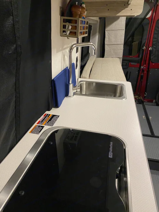 This is where the sink and stove are located.. Winnebago Other 2021
