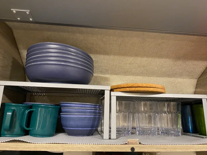 The camper van will be stocked with plates, bowls, cups, mugs and utensils for your use.. Winnebago Other 2021