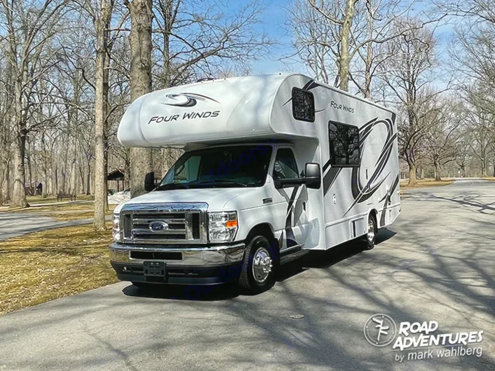 Front driver side. Thor Motor Coach Four Winds 22E 2022