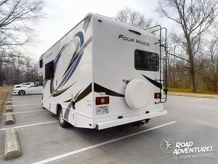 Rear driver side. Thor Motor Coach Four Winds 22E 2022