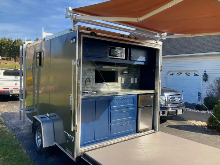 The outdoor kitchen. Stealth Titan 2018