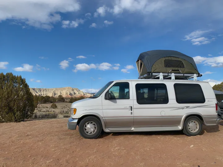 BLM land near Kodachrome Basin State Park.. Ford Econoline 150 2000