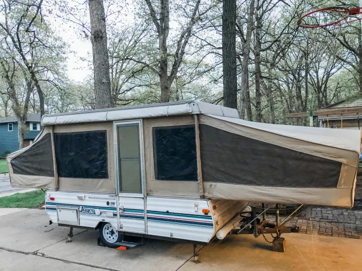 This is what the camper looks like at full extension. More pictures coming soon!. Jayco Jay Series 1992