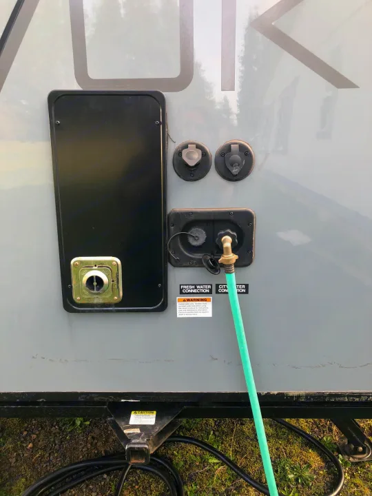fresh water and city water hook ups and furnace. Travel Lite Other 2020