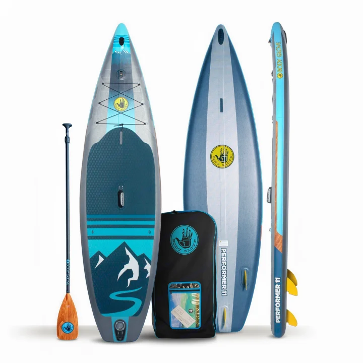 Two Body Glove Performer 11 SUPs, paddle, & carry bag. Great for watersports during your rv rental travels.. Coachmen nano 2017