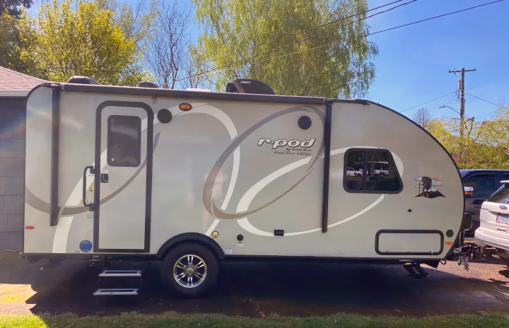 Kiss my dust is ready to get the heck outta dodge!. Forest River R-Pod 2020