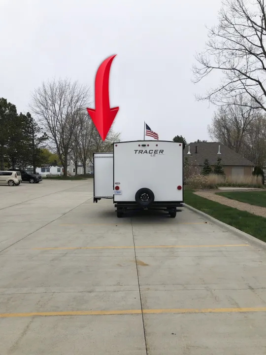 The Trailer is Tall - Make sure Nothing Is On Slider When Closing; Like Tree Limbs; Please - Very Important.. Forest River Tracer 2021