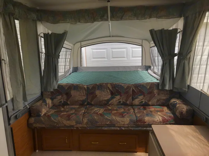 Lots of Room to sleep. Great view with windows on all sides. Coleman Other 2000