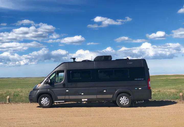The Badlands. Winnebago Travato 2017