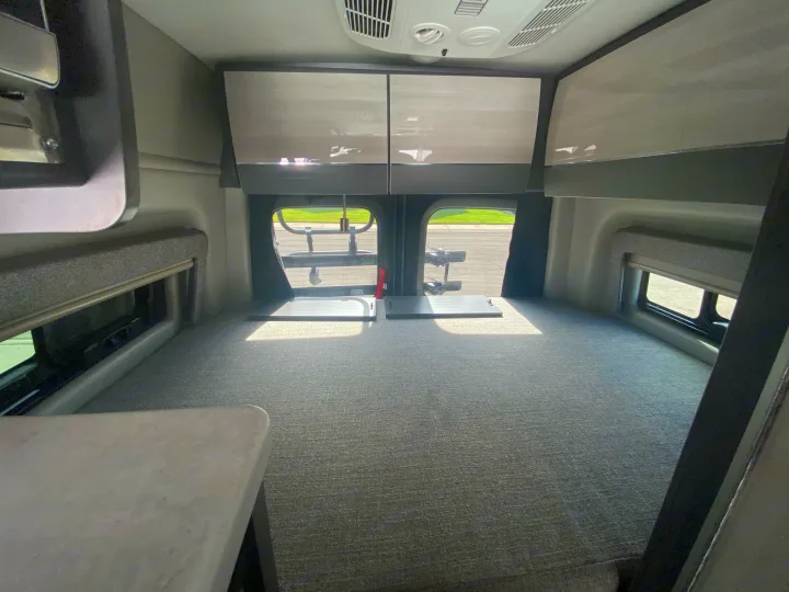 Bedroom has windows that open on both sides to help keep you cool on those hot summer nights. Or just turn on the A/C. With plenty of overhead storage. Thor Motor Coach Other 2022