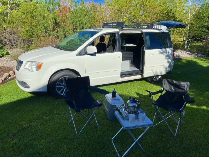 Dodge Caravan camper conversion 2013
