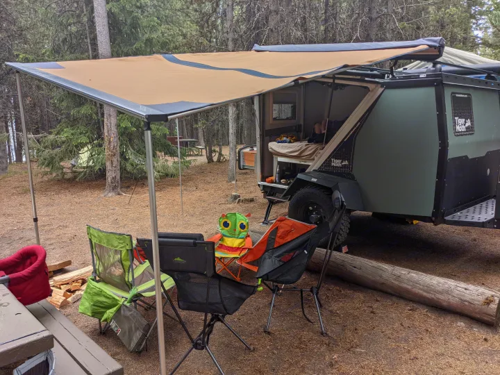 Shelter from the elements at any campsite. Other Tigermoth Camper 2017