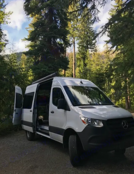 Back of van. Mercedes Sprinter 2020