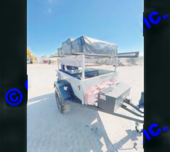 Explore off-grid! This rugged overlanding utility trailer with rooftop tent is ready for your RV rental camping adventure.. Other Other 2020