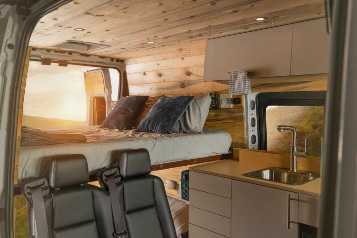 Watch the sunset or wake up to the most amazing views. Home is where you park it!. Dave & Matt Vans LV36 2021