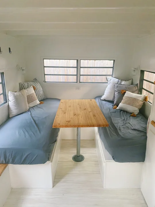 When converted to a dining room table, this space is perfect for hosting, meal time, and game night!. Trailblazer Trailblazer 1972