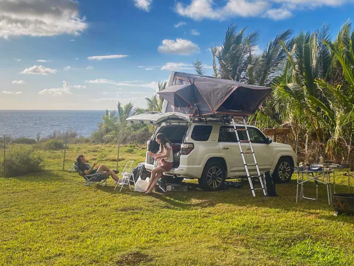 There's nothing like a bit of leisure and snacking once camp is set up.. Toyota Other 2016