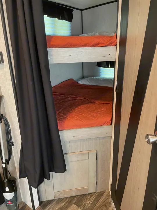 Comfortable bunks the kids will love, eat bunk has its own light and USB port so there’s no fighting over phone chargers.. Other Other 2021