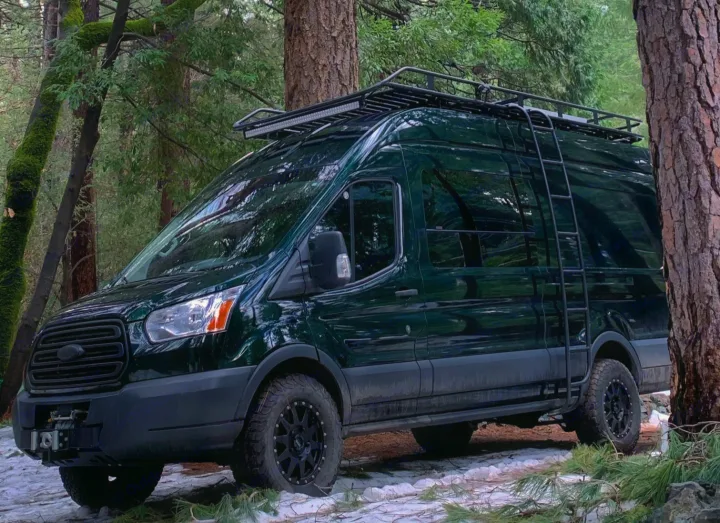 Here's our rig! She's a beauty - rugged, functional and instagrammable. . Ford Transit 2017