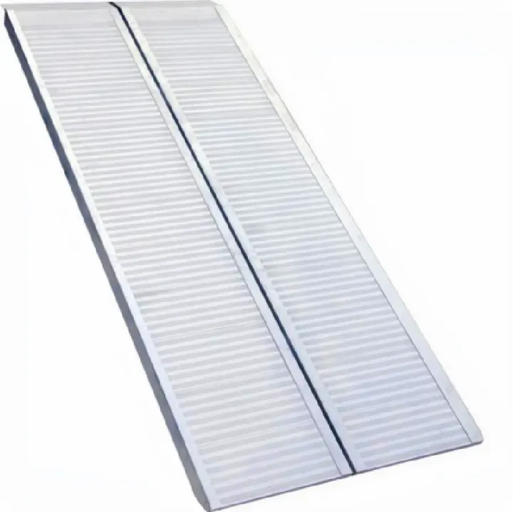 This portable, bi-fold aluminum ramp ensures easy access for wheelchairs or cargo with your RV rental. Features a non-slip surface.. Other Other 2012