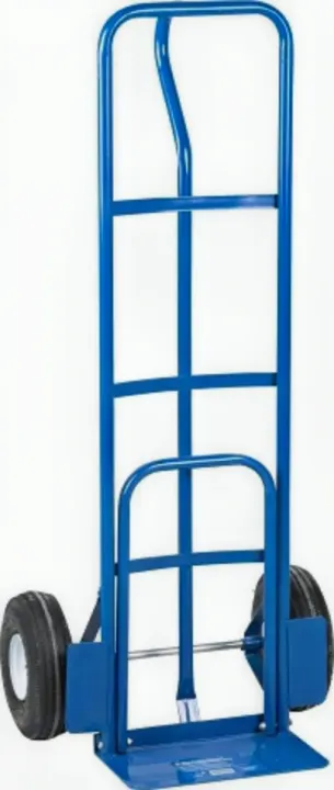 Blue hand truck (dolly) for easy loading/unloading. Perfect for heavy luggage on your RV rental journey.. Other Other 2012