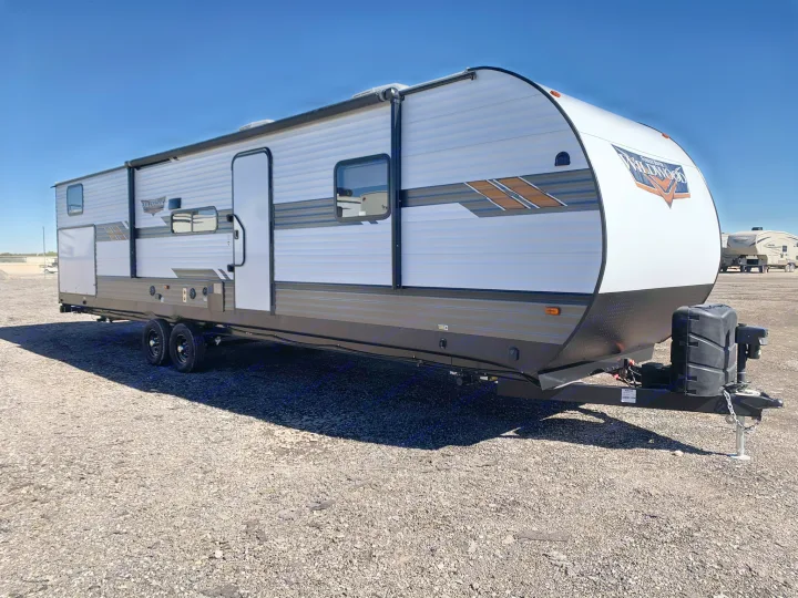 This Wildwood RV rental travel trailer, equipped with an awning, is ready for your next adventure.. Forest River Other 2021