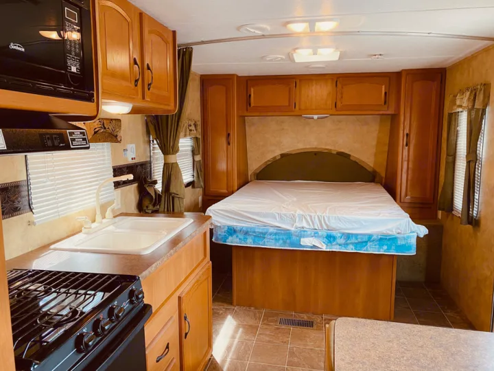 Kitchen and Bed. Keystone Hideout 2010