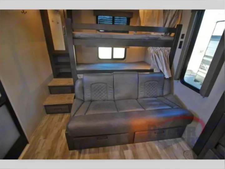 Fold out sleeper sofa. Grand Design Transcend 2022