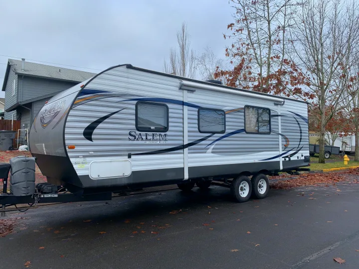 Slide out side. Forest River Salem 2015