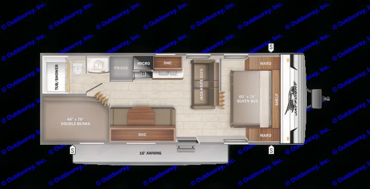 Floorpan. Jayco Jay Flight 2022