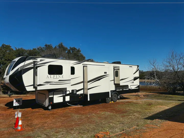 Set up at Bike race, north Texas . Keystone Alpine 2019