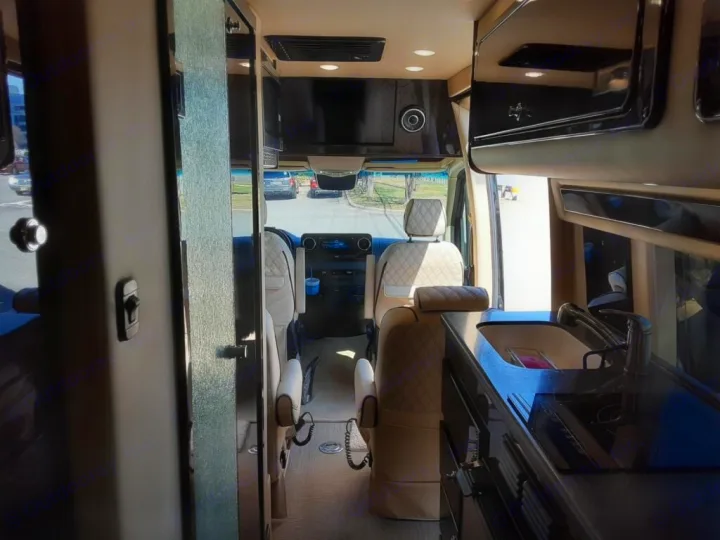 Step inside this luxurious RV rental: a spacious interior with a. Midwest Automotive Designs Midwest Automotive Designs Class B 2020