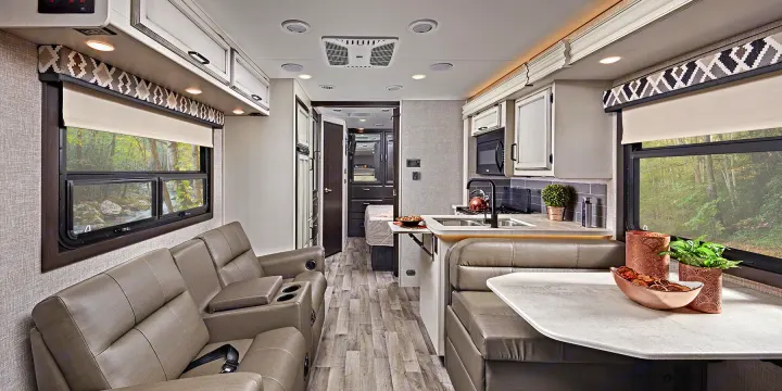 https://www.jayco.com/rvs/class-c-motorhomes/2022-greyhawk/30z/ PASTE THIS IN YOUR BROWSER FOR VIRTUAL TOUR. The VT is our exact floor plan and colors. Jayco Greyhawk 2022
