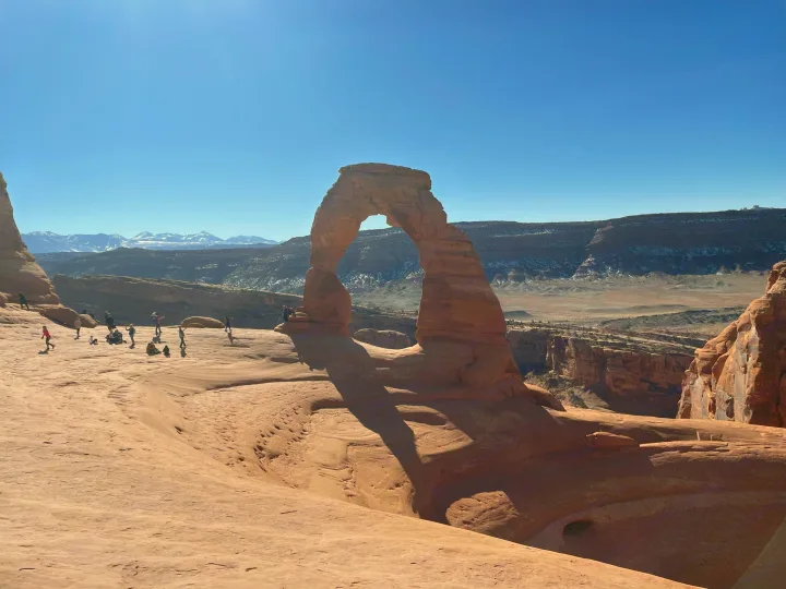 Explore Utah's iconic Delicate Arch at Arches National Park! Perfect for an RV rental adventure in the desert. Enjoy scenic hikes.. Forest River Rockwood Roo 2019