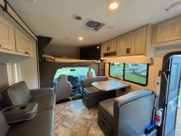 Cab over bed. Forest River Sunseeker 2022