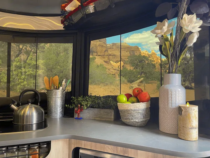 These windows are the best!. Airstream Basecamp X 2021